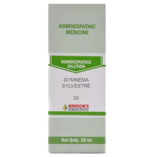 Bakson's Homeopathy Gymnema Sylvestre Dilution 3X - Classic Derma