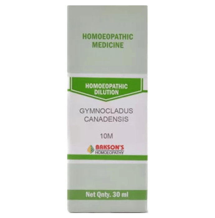 Bakson's Homeopathy Gymnocladus Canadensis Dilution 10M - Classic Derma
