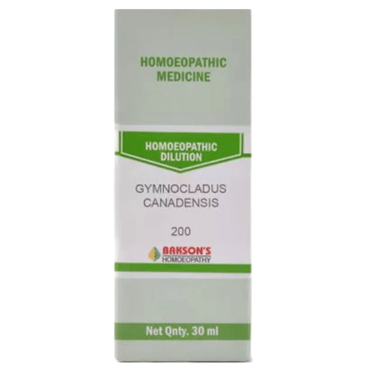 Bakson's Homeopathy Gymnocladus Canadensis Dilution 200 - Classic Derma