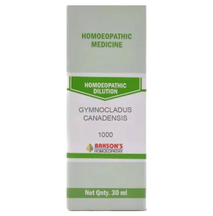 Bakson's Homeopathy Gymnocladus Canadensis Dilution 30 - Classic Derma