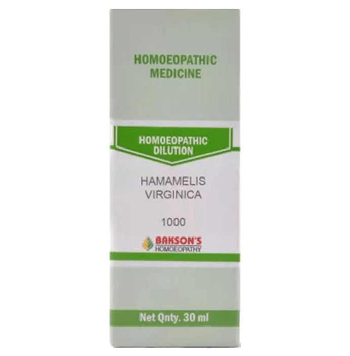 Bakson's Homeopathy Hamamelis Virginica Dilution 1000 CH - Classic Derma