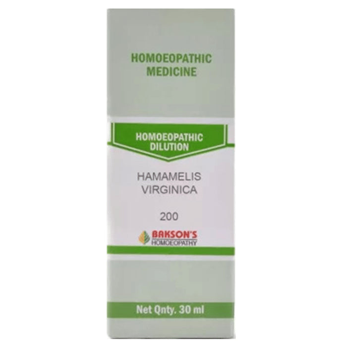 Bakson's Homeopathy Hamamelis Virginica Dilution 200 - Classic Derma