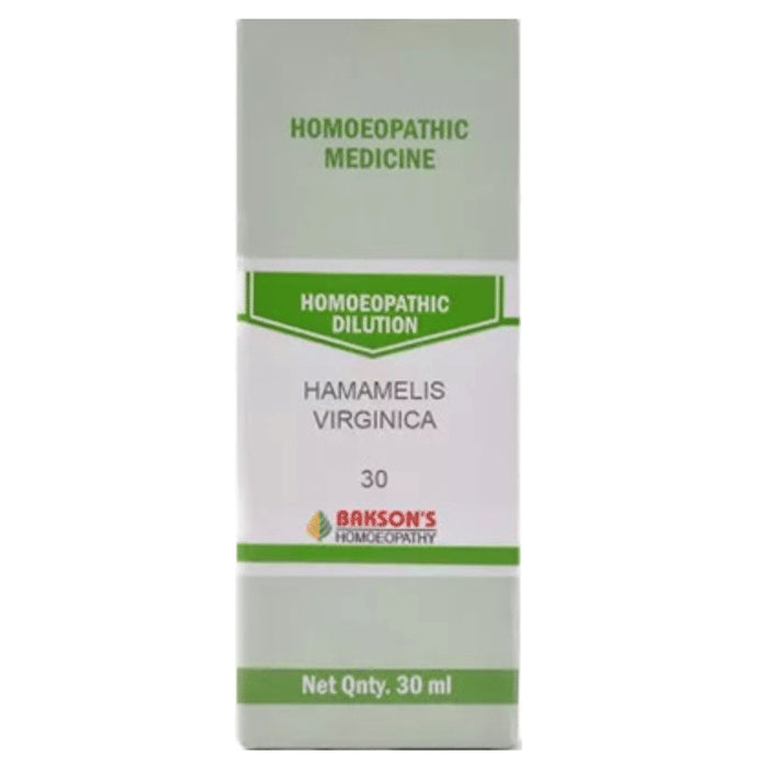 Bakson's Homeopathy Hamamelis Virginica Dilution 30 - Classic Derma