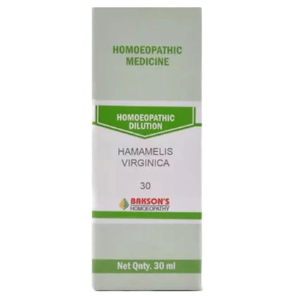 Bakson's Homeopathy Hamamelis Virginica Dilution 30 - Classic Derma