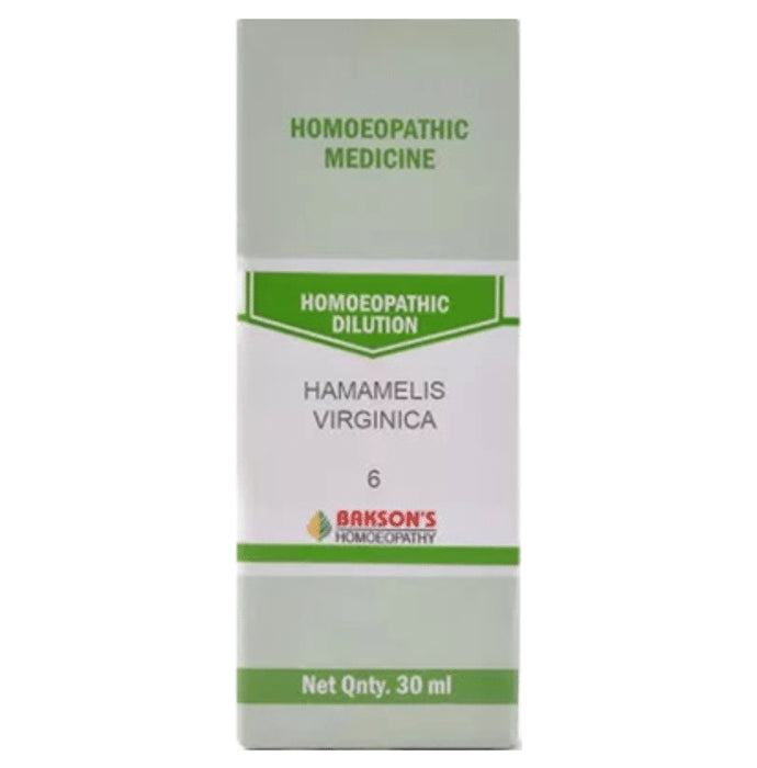 Bakson's Homeopathy Hamamelis Virginica Dilution 6 CH - Classic Derma