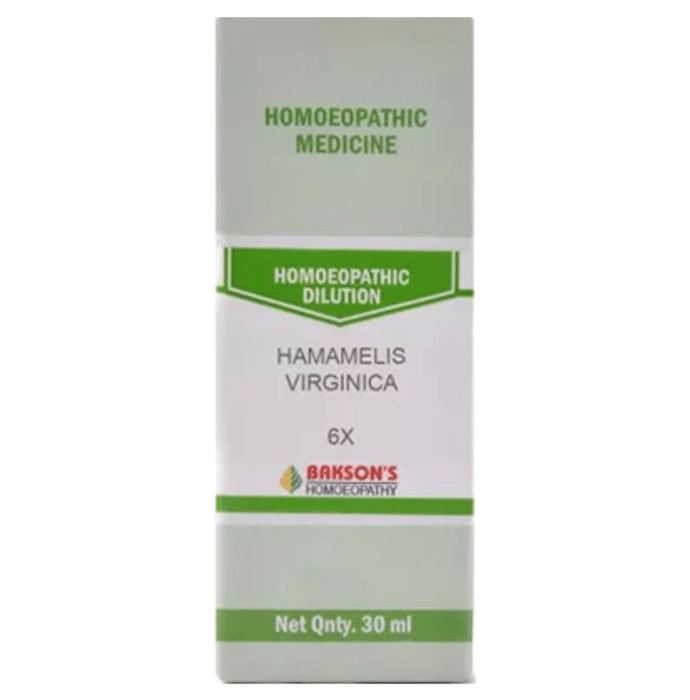 Bakson's Homeopathy Hamamelis Virginica Dilution 6X - Classic Derma