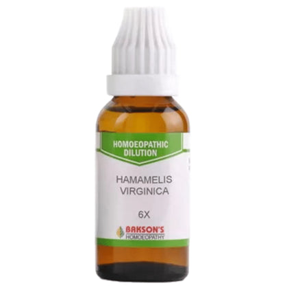 Bakson's Homeopathy Hamamelis Virginica Dilution 6X