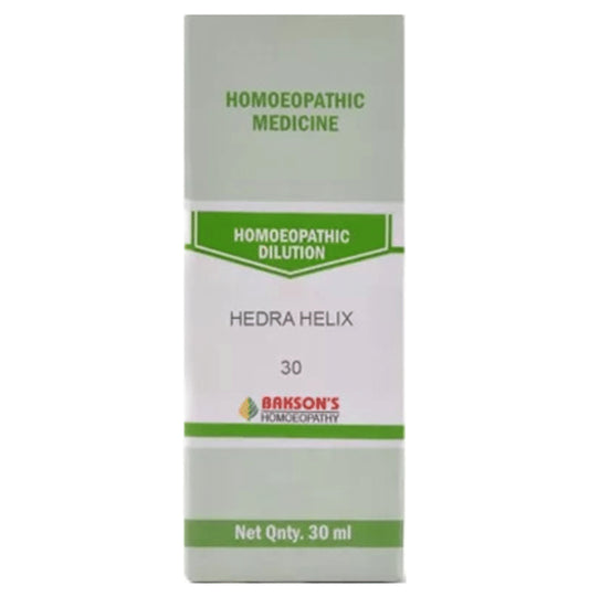Bakson's Homeopathy Hedra Helix Dilution 30 - Classic Derma