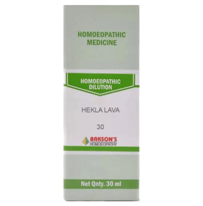 Bakson's Homeopathy Hekla Lava Dilution 30 - Classic Derma