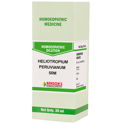 Bakson's Homeopathy Heliotropium Peruvianum Dilution 50M - Classic Derma