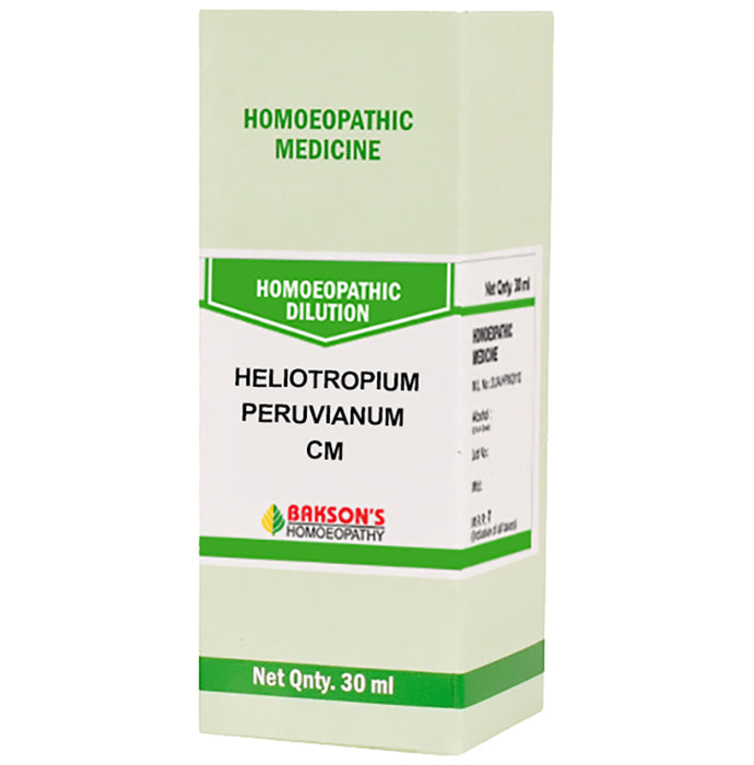 Bakson's Homeopathy Heliotropium Peruvianum Dilution CM - Classic Derma