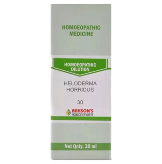 Bakson's Homeopathy Heloderma Horridus Dilution 30 - Classic Derma