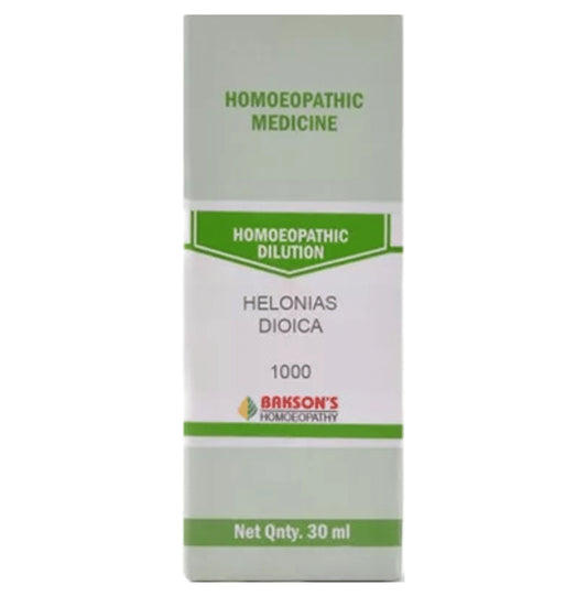 Bakson's Homeopathy Helonias Dioica Dilution 1000 CH - Classic Derma