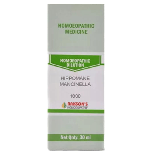 Bakson's Homeopathy Hippomane Mancinella Dilution 1000 CH - Classic Derma