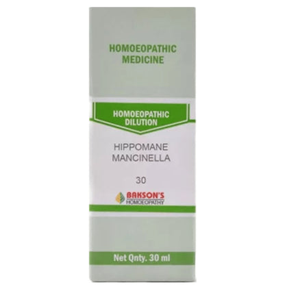 Bakson's Homeopathy Hippomane Mancinella Dilution 30 - Classic Derma