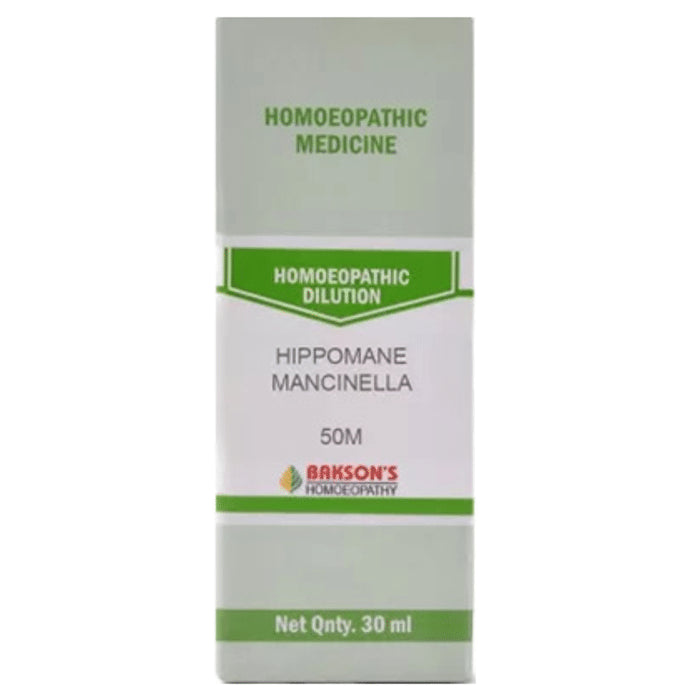 Bakson's Homeopathy Hippomane Mancinella Dilution 50M - Classic Derma