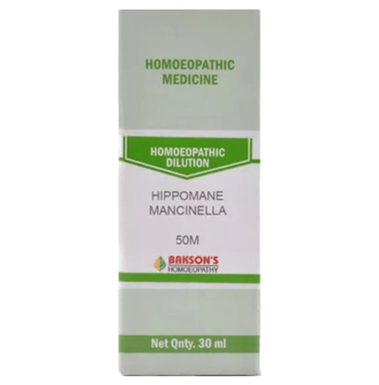Bakson's Homeopathy Hippomane Mancinella Dilution 50M - Classic Derma