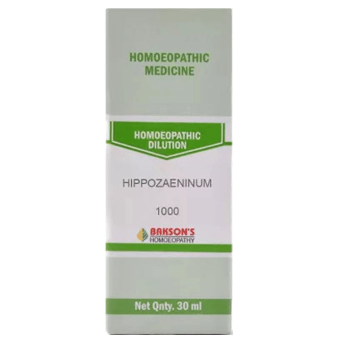 Bakson's Homeopathy Hippozaeninum Dilution 1000 CH - Classic Derma