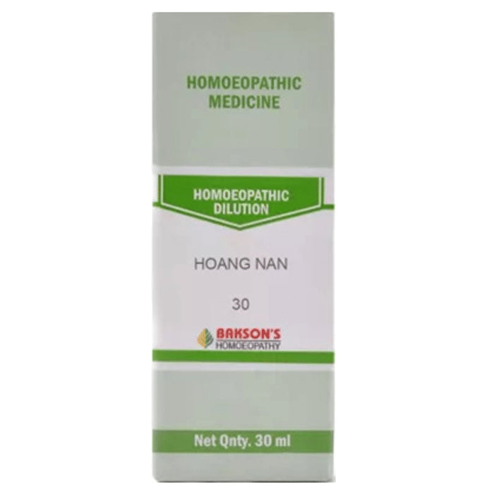 Bakson's Homeopathy Hoang Nan Dilution 30 - Classic Derma