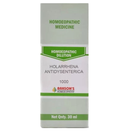 Bakson's Homeopathy Holarrhena Antidysenterica Dilution 1000 CH - Classic Derma