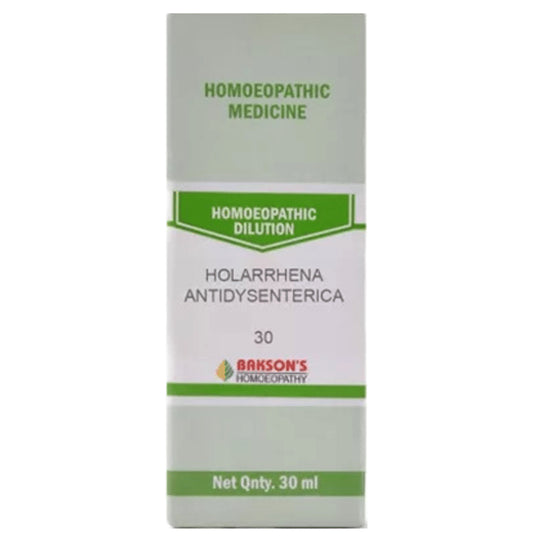 Bakson's Homeopathy Holarrhena Antidysenterica Dilution 30 - Classic Derma