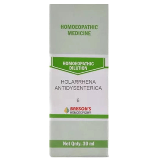 Bakson's Homeopathy Holarrhena Antidysenterica Dilution 6 CH - Classic Derma