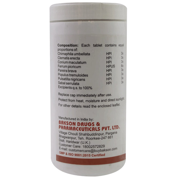 Bakson's Homeopathy Homoeopathic Formula P Tablet