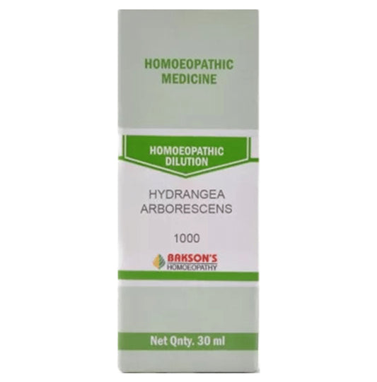 Bakson's Homeopathy Hydrangea Arborescens Dilution 1000 CH - Classic Derma