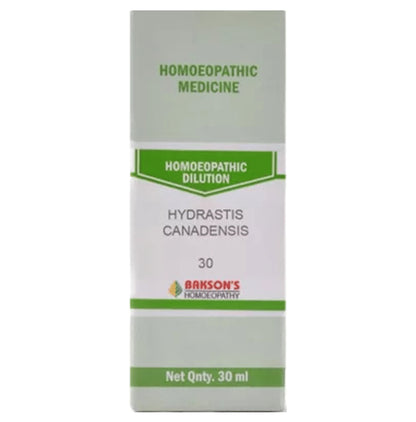 Bakson's Homeopathy Hydrastis Canadensis Dilution 30 - Classic Derma