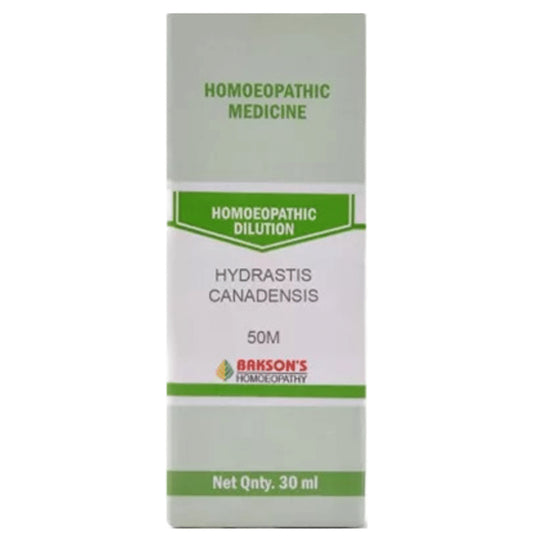 Bakson's Homeopathy Hydrastis Canadensis Dilution 50M - Classic Derma