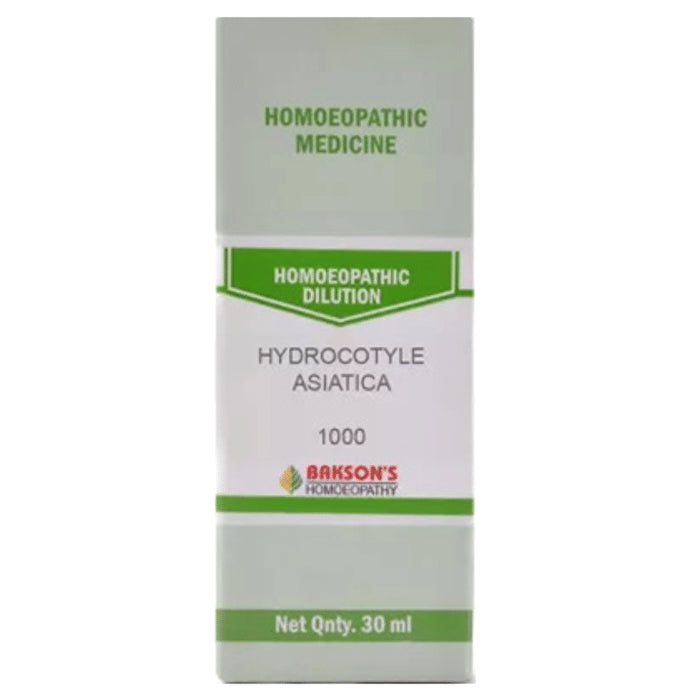 Bakson's Homeopathy Hydrocotyle Asiatica Dilution 1000 CH - Classic Derma