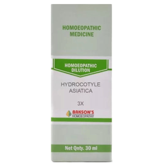 Bakson's Homeopathy Hydrocotyle Asiatica Dilution 3X - Classic Derma