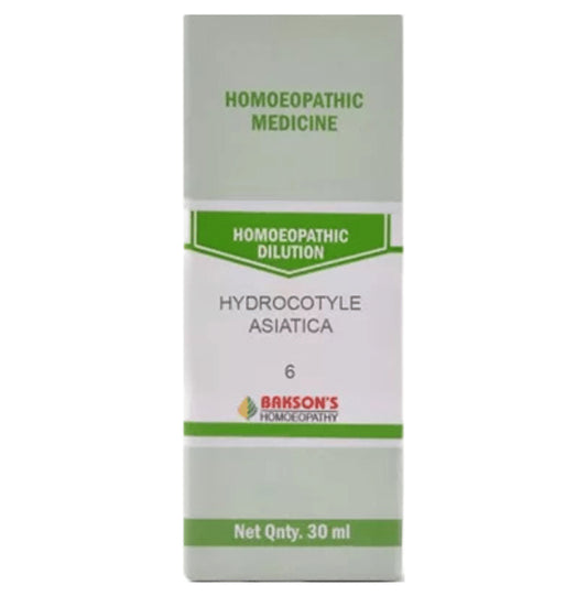 Bakson's Homeopathy Hydrocotyle Asiatica Dilution 6 CH - Classic Derma