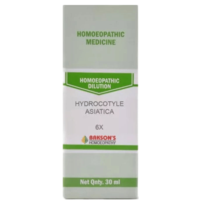 Bakson's Homeopathy Hydrocotyle Asiatica Dilution 6X - Classic Derma