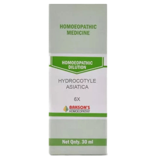 Bakson's Homeopathy Hydrocotyle Asiatica Dilution 6X - Classic Derma