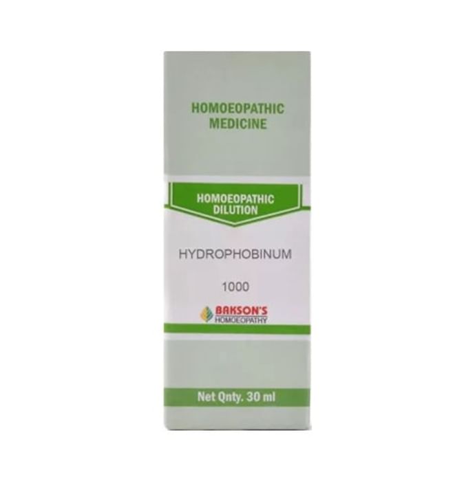 Bakson's Homeopathy Hydrophobinum Dilution 1000 CH - Classic Derma