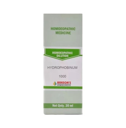 Bakson's Homeopathy Hydrophobinum Dilution 1000 CH - Classic Derma