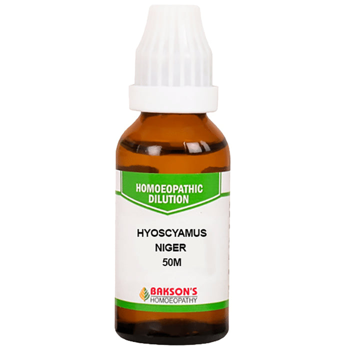 Bakson's Homeopathy Hyoscyamus Niger Dilution 50M