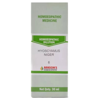 Bakson's Homeopathy Hyoscyamus Niger Dilution 6 CH - Classic Derma