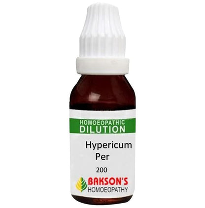 Bakson's Homeopathy Hypericum Per Dilution 200 CH - Classic Derma