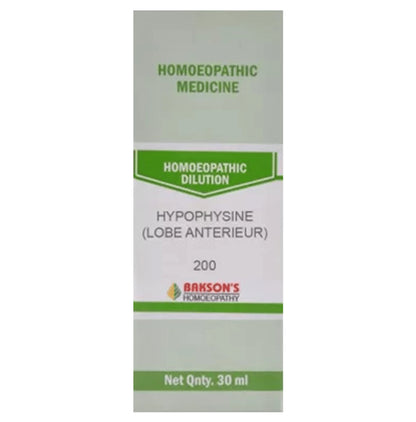 Bakson's Homeopathy Hypophysine (Lobe Anterieur) Dilution 200 - Classic Derma