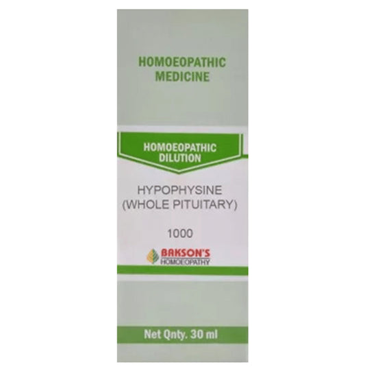 Bakson's Homeopathy Hypophysine (Whole Pituitary) Dilution 1000 CH - Classic Derma