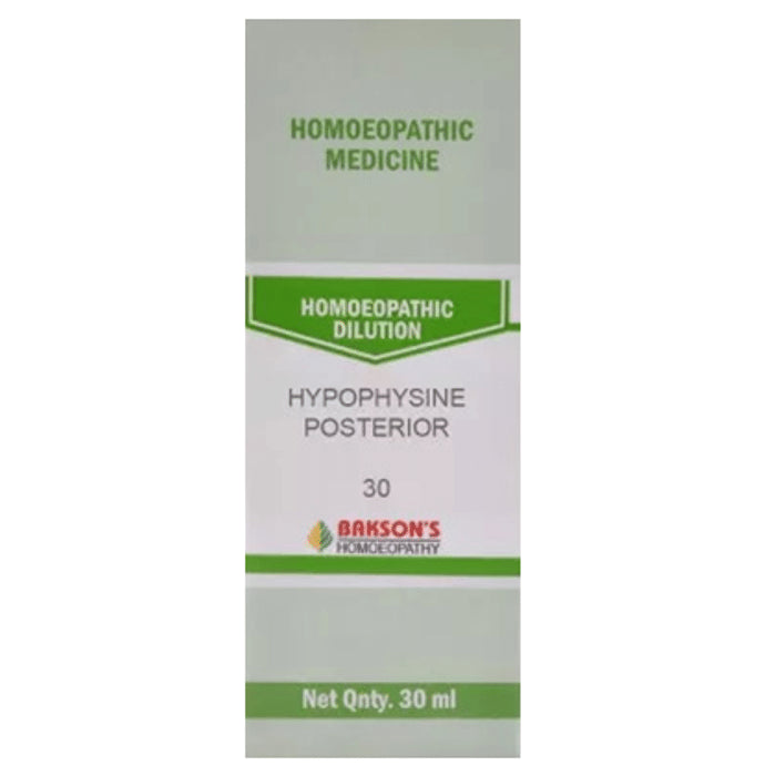 Bakson's Homeopathy Hypophysine Posterior Dilution 30 - Classic Derma
