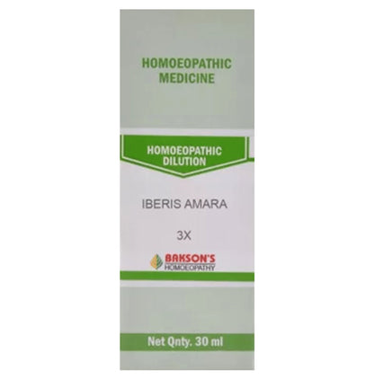 Bakson's Homeopathy Iberis Amara Dilution 3X - Classic Derma
