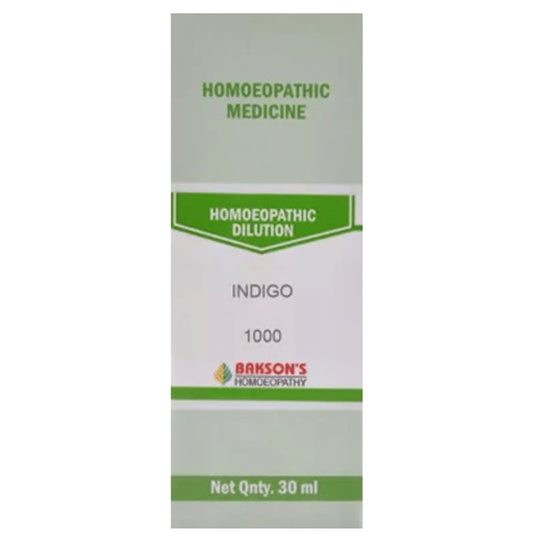 Bakson's Homeopathy Indigo Dilution 1000 CH - Classic Derma