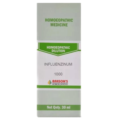 Bakson's Homeopathy Influenzinum Dilution 1000 CH - Classic Derma