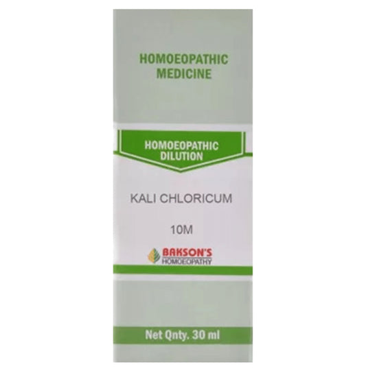 Bakson's Homeopathy Kali Chloricum Dilution 10M - Classic Derma