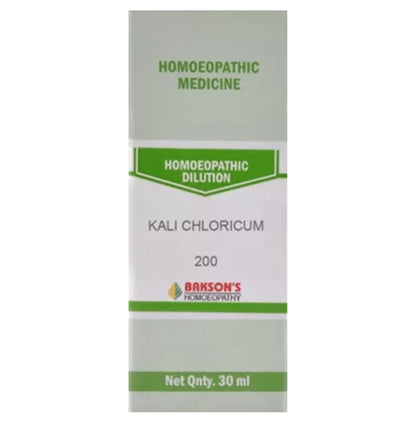 Bakson's Homeopathy Kali Chloricum Dilution 200 - Classic Derma