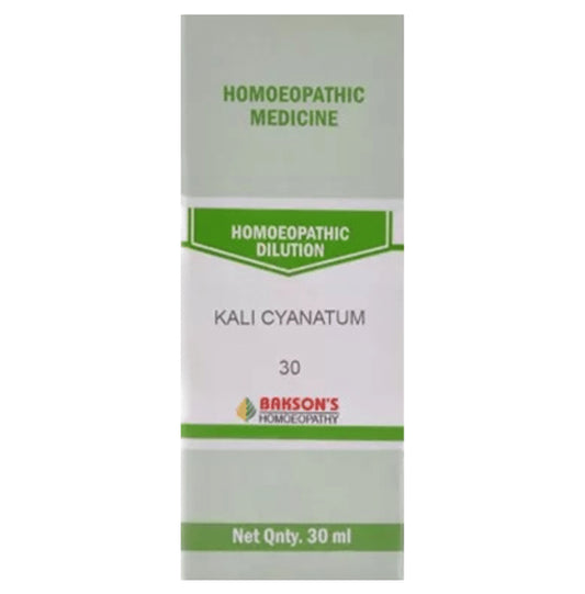 Bakson's Homeopathy Kali Cyanatum Dilution 30 - Classic Derma