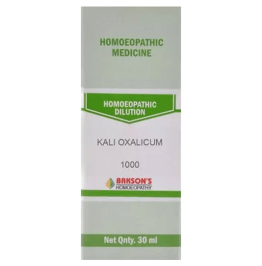 Bakson's Homeopathy Kali Oxalicum Dilution 1000 CH - Classic Derma